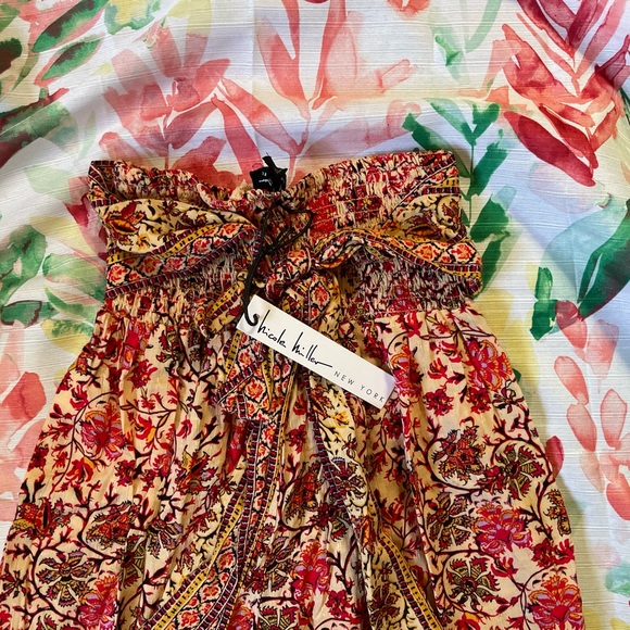 Nicole Miller | Women’s floral bohemian inspired pant - Picture 5 of 8